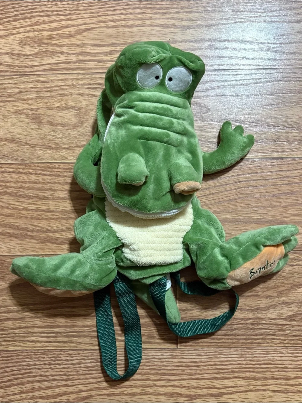 RARE Hard to Find 2013 Sandra Boynton Al the Alligator Plush Backpack Bag